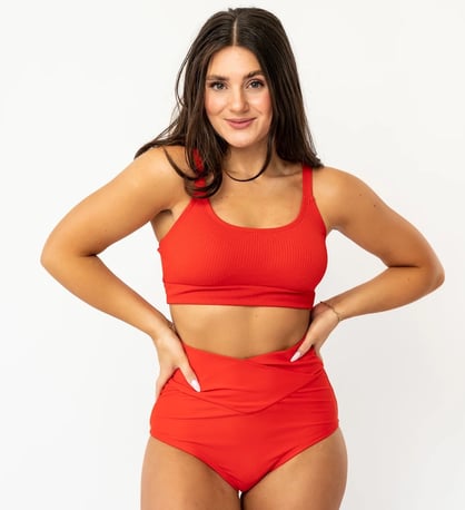 salty-air-top-v-cut-bottoms-red